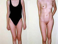 Your girlfriend before-after, dressed-undressed