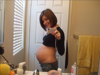 pregnant teeny self pics