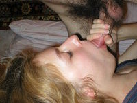 amateur wife gives blowjob