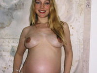 wonderful pregnant blonde