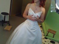 Curly redhead amateur wife