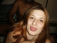Interracial threesome sex