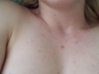 Amateur blonde toying her pussy