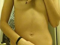 shy amateur GF in her room