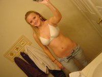 Self pics from amateur blonde GF