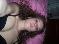 Curly amateur GF