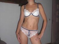French amateur blonde wife