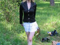 russian amateur blond exposing