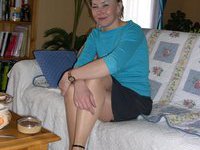 French blond mature housewife