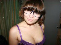 Russian cutie with glasses