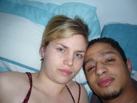 Interracial amateur couple