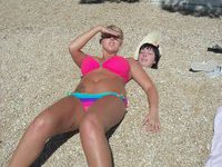 Three amateur GFs sunbating