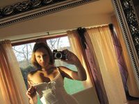 WOW! just amazing babe making selfie