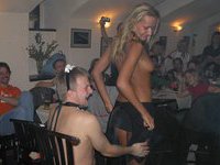 Hot stripper at party