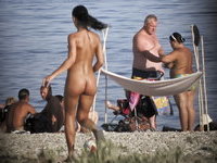 Nude beach voyeur