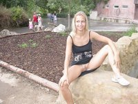 Nude in the park