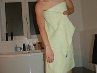 Russian amateur blonde wife