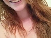 redhead teen with small tits
