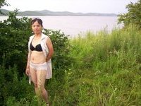 japanese Milf nude outdoors
