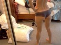 Self pics from amateur blonde girl