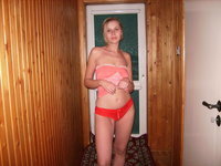 Cute amateur blonde wife