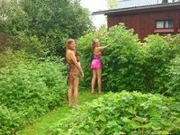Two great Milfs at home and outdoors