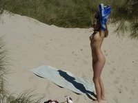 nude teeny at the beach