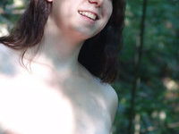nice girlfriend nude outdoors
