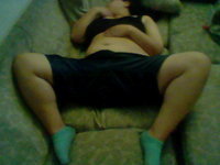 in law out cold and undressed