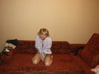 Russian amateur blonde wife