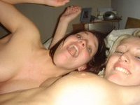 Two girls and a lucky cock