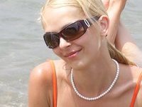 Blonde amateur wife Olga
