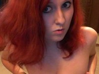 Redhead amateur wife exposed