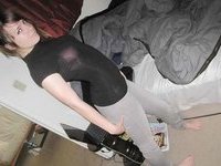 Kinky girl tries black cock