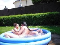 Hot girls taking bath naked
