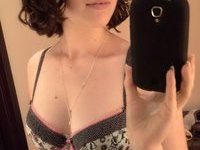 Busty teen makes hot naked selfies