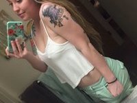 Tattooed chubby girlfriend