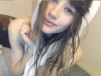 Naughty teen with a sweet face