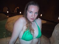Chubby amateur wife posing topless again