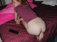 Redhead amateur wife at hotel room