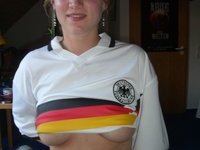 Blonde german wife Jasmin from Erfurt