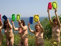 Snapshots from nudist camp