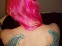 Tattoed amateur GF