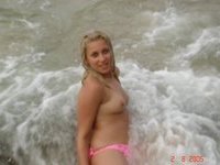 Horny nudist girls at beach