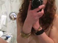 Self pics from curly wife