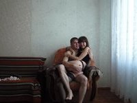Young russian amateur couple