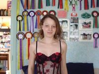 Teenage amateur GF in her room