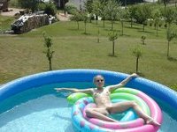 Skinny amateur teen GF naked at pool