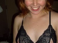 Redhead amateur wife from UK