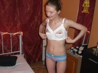 Skinny russian amateur wife